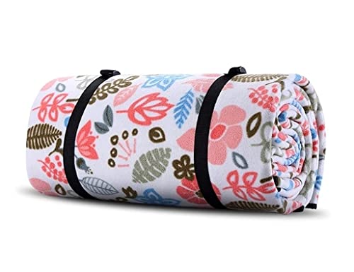 XHZMDWOU Picknickdecke, Picknickmatte, tragbare Picknickdecke mit Griff, wasserdichte Rückseite, faltbare Matte für Familiencamping auf Gras, Stranddecke, Zelt, Teppich (B, 200 x 250 cm) von XHZMDWOU