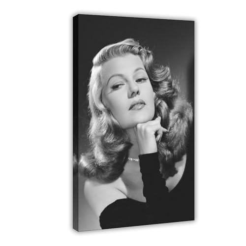 Rita Hayworth Vintage-Poster (2) Leinwand-Poster, Wandkunst, Dekordruck, Bild Gemälde für Wohnzimmer, Schlafzimmer, Dekoration, 60 x 90 cm von XIAGN