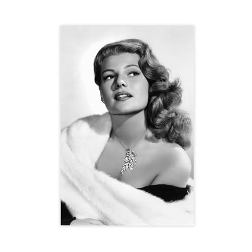 Rita Hayworth Vintage-Poster (7) Leinwand-Poster, Wandkunst, Dekordruck, Bild Gemälde für Wohnzimmer, Schlafzimmer, Dekoration, 30 x 45 cm von XIAGN
