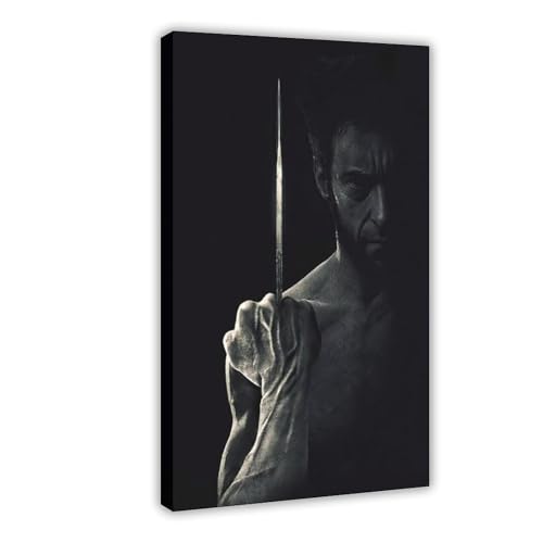 XIAGN Hugh Jackman 1 Leinwandposter Schlafzimmer Dekor Landschaft Büro Zimmer Dekor Geschenk 40 x 60 cm von XIAGN