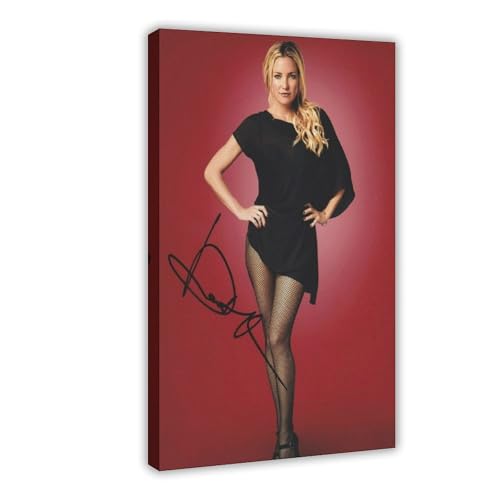 XIAGN Kate Hudson Autogramm-Poster (5) Leinwandposter Schlafzimmer Dekor Landschaft Büro Zimmer Dekor Geschenk 30 x 45 cm von XIAGN