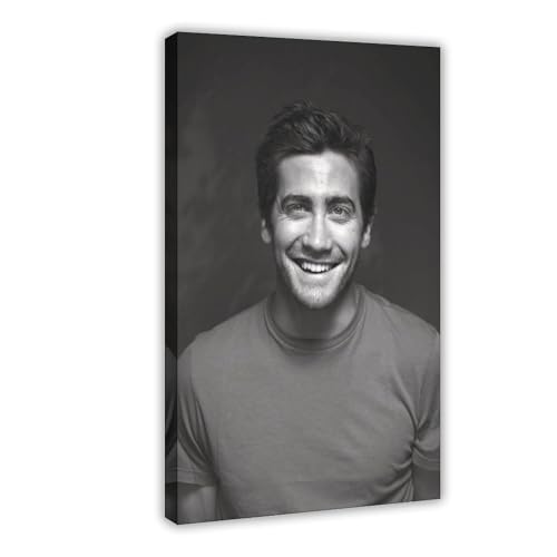 XIAGN Poster "Schauspieler Jake Gyllenhaal" (1) Leinwandposter Schlafzimmer Dekor Landschaft Büro Zimmer Dekor Geschenk 40 x 60 cm von XIAGN