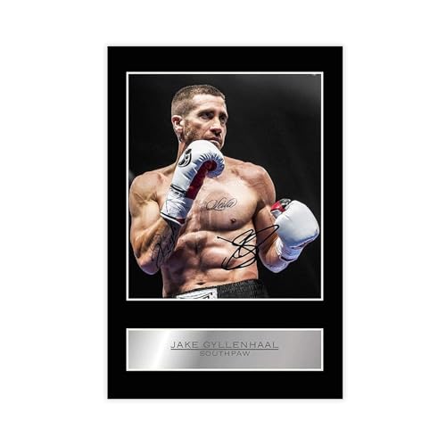 XIAGN Poster "Schauspieler Jake Gyllenhaal", Leinwandposter, Wandkunst, Dekordruck, Gemälde für Wohnzimmer, Schlafzimmer, Dekoration, 50 x 75 cm von XIAGN