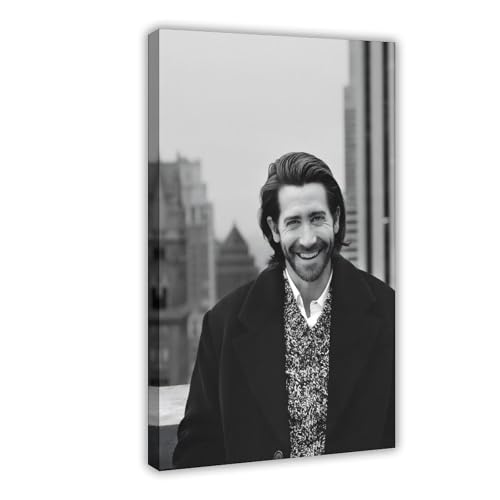 XIAGN Poster "Schauspieler Jake Gyllenhaal", Leinwandposter, Wandkunst, Dekordruck, Gemälde für Wohnzimmer, Schlafzimmer, Dekoration, 60 x 90 cm, 3 Stück von XIAGN