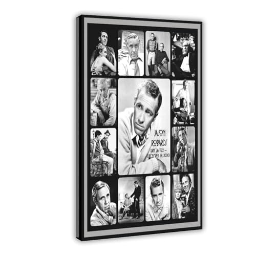 XIAGN Poster "Schauspieler Jason Robards" (2), Leinwand-Poster, Schlafzimmerdekoration, Landschaft, Büro, Raumdekoration, Geschenk, 30 x 45 cm von XIAGN