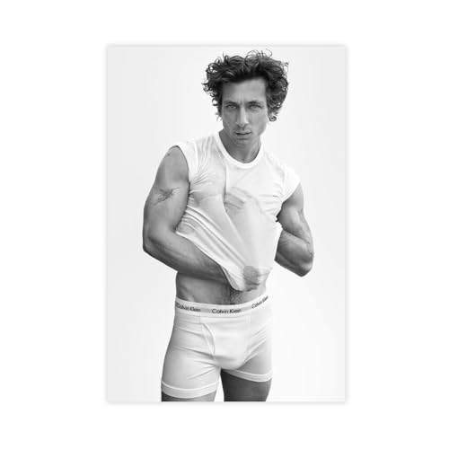 XIAGN Poster "Schauspieler Jeremy Allen" (5) auf Leinwand, Wandkunst, Dekordruck, Gemälde für Wohnzimmer, Schlafzimmer, Dekoration, 50 x 75 cm von XIAGN