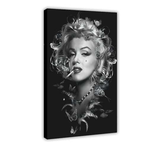 XIAGN Poster "Schauspielerin Marilyn Monroe" (15) auf Leinwand, Schlafzimmer, Dekoration, Landschaft, Büro, Raumdekoration, Geschenk, 50 x 75 cm von XIAGN