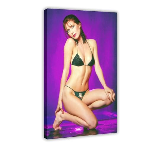 XIAGN Poster "Schauspielerin Tanya Roberts", Leinwand-Poster, Schlafzimmerdekoration, Landschaft, Büro, Raumdekoration, Geschenk, 30 x 45 cm von XIAGN