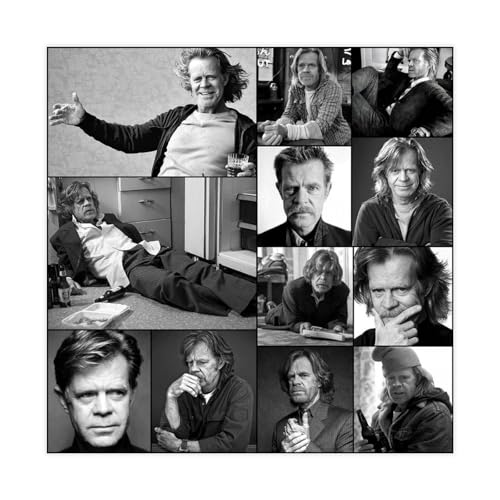 XIAGN Poster auf Leinwand, Motiv: Schauspieler William H.Macy, Wandkunst, Dekordruck, Gemälde für Wohnzimmer, Schlafzimmer, Dekoration, 70 x 70 cm von XIAGN