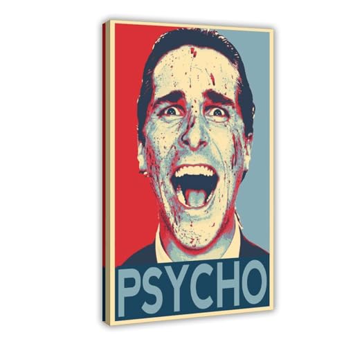 XIAGN Poster mit amerikanischem Psycho, Leinwand-Poster, Schlafzimmerdekoration, Landschaft, Büro, Raumdekoration, Geschenk, 20 x 30 cm XIAGN Poster mit amerikanischem Psycho, Leinwand-Poster, Schlafzimmerdekoration, Landschaft, Büro, Raumdekoration, Geschenk, 20 x 30 cm von XIAGN
