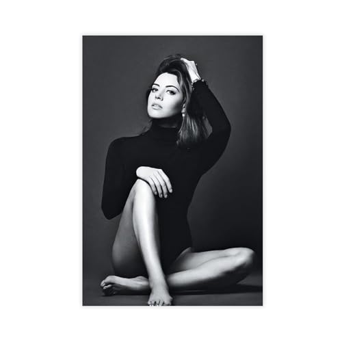 XIAGN Schauspielerin Aubrey Plaza Poster (2) Leinwandposter, Wandkunst, Dekordruck, Bild Gemälde für Wohnzimmer, Schlafzimmer, Dekoration, 60 x 90 cm von XIAGN