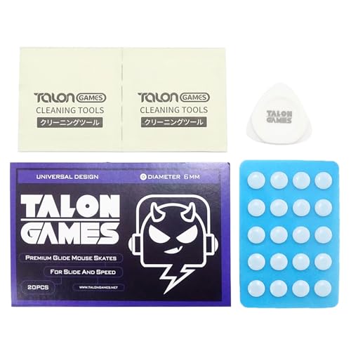 XIAHIOPT Mouse Skates Mouse Feet Curved Dots for Wireless Gaming Mouse Foot Sticker von XIAHIOPT
