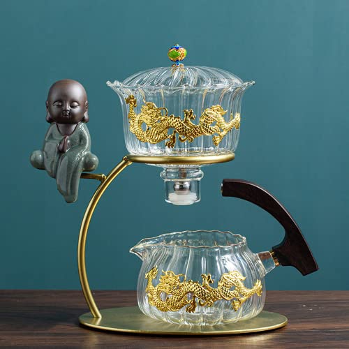 XIALON Lazy Tea Set Kung Fu Teetasse Automatischer Teebereiter Kreativ Magnetisch Gaiwan von XIALON