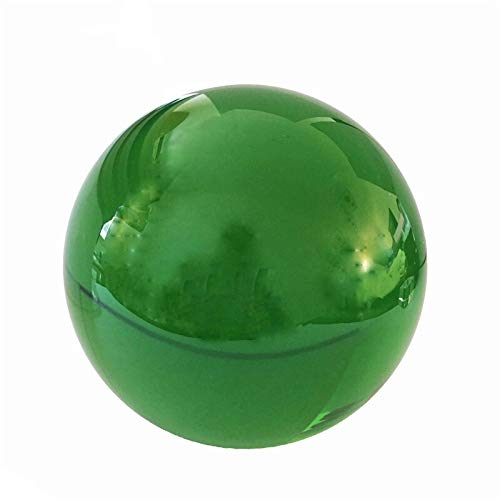 Kristall Kugel 100mm Kristallkugel Künstliche Glaskugel Dekorative Kristallkugelfotografie Foto Requisiten für Dekoration Heilenden Kristallsteinkugeln Meditation ( Color : Green , Size : 100mm ) von XIANGGUI 1983