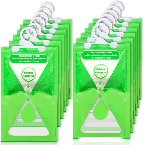 12 Stück Luftentfeuchter Schrank, Moistureproof Kleiderschrank Feuchtigkeitsabsorber, Hängen Entfeuchtungsbeutel Set, Mehrzweck Kleiderschrank Entfeuchtungsbeutel für Küche/Badezimmer/Keller/Garderobe 12 Stück Luftentfeuchter Schrank, Moistureproof Kleiderschrank Feuchtigkeitsabsorber, Hängen Entfeuchtungsbeutel Set, Mehrzweck Kleiderschrank Entfeuchtungsbeutel für Küche/Badezimmer/Keller/Garderobe von XIANGLONGY