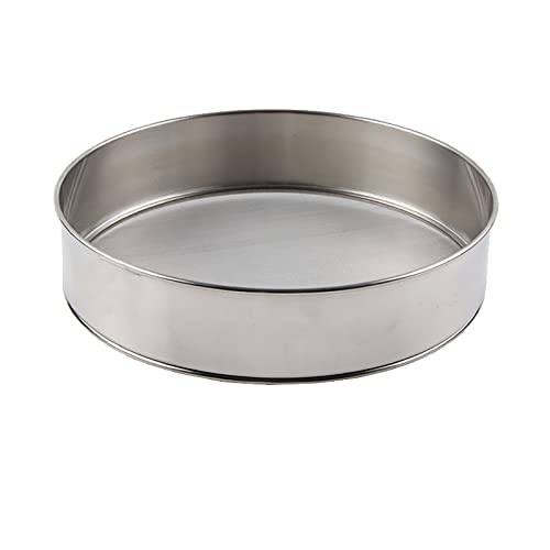 XIANGLONGY 60 Mesh Mehlsieb Edelstahl, 15 * 4.5 cm Feinmaschig Mehlsieb für Mehl, Reis, Getreide, Bohnen, Obst und Gemüse von XIANGLONGY