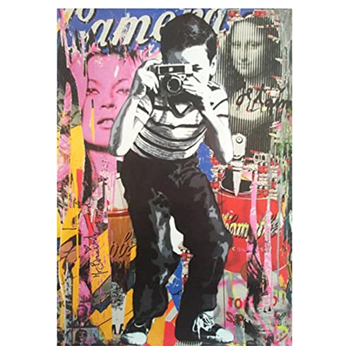 Banksy Graffiti Art Leinwand Gemälde Abstrakte Tiere und Figuren Poster und Drucke Street Wall Art Bild Home Decor 60x85cm(24x33inch) ungerahmt von XIANGPEIFBH