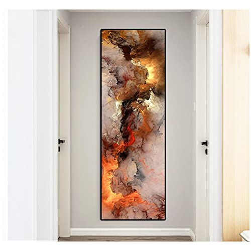 XIANGPEIFBH Abstraktes graues Landschaftsölgemälde auf Leinwand, Wandkunst, Poster und Drucke, modulares Bild für Wohnzimmer, Heimdekoration, 50 x 170 cm, ungerahmt XIANGPEIFBH Abstraktes graues Landschaftsölgemälde auf Leinwand, Wandkunst, Poster und Drucke, modulares Bild für Wohnzimmer, Heimdekoration, 50 x 170 cm, ungerahmt von XIANGPEIFBH