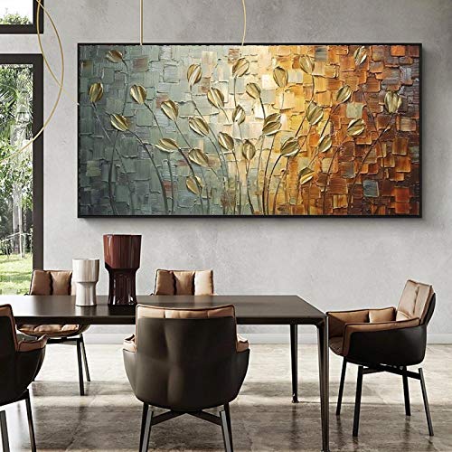 XIANGPEIFBH Nordic Abstract Golden Leaves Blumen Malen auf Leinwand Wandkunst Poster Drucke Wandbilder für Wohnzimmer Home 80x160cm Ungerahmt XIANGPEIFBH Nordic Abstract Golden Leaves Blumen Malen auf Leinwand Wandkunst Poster Drucke Wandbilder für Wohnzimmer Home 80x160cm Ungerahmt von XIANGPEIFBH