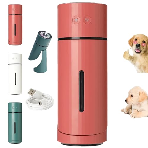 Pawbreath 2.0 Dog Humidifier, 2025 New Pawbreath Humidifier, Mini Humidifiers with Whisper-Quiet/90° Adjustable Mist, Creates a Safe, Moisturized Environment for Dogs, Safety & No Risks (Red) von XIANGSHI