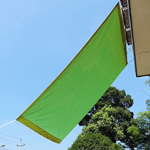 XIANPING Rechteckig Sonnensegel 1.4x1.6M Uv-Schutz Wasserdicht Windschutz Tarp mit Ösen und Kordel für Outdoor Garten Terrasse Balkon, Grün von XIANPING