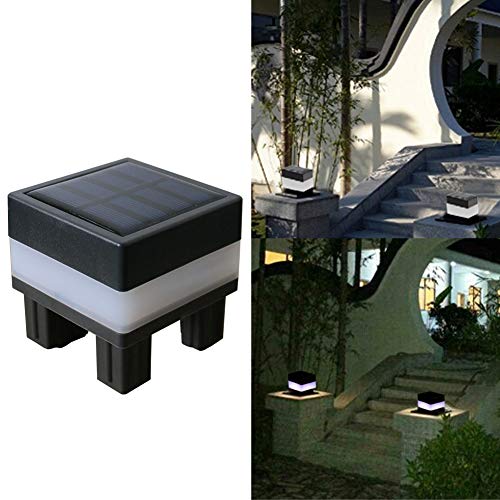 Wasserdichte Solar-Säulenleuchte for den Außenbereich, Garten, IP44 Wasserdichte Home Solar Zaunpfosten Landschaft Post Cap Lampe for Holzpfosten, Deck, Zaun, Zaun Beleuchtung von XIANXIAN