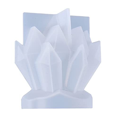 XIANZI Epoxidharz Resin Formen Silikonform Gießform Epoxy Resin Silicone Moulds, for Resin Art Crystal Cluster Stone Decor Harzform Unregelmäßige Erz Spar Ornament Silikonform von XIANZI