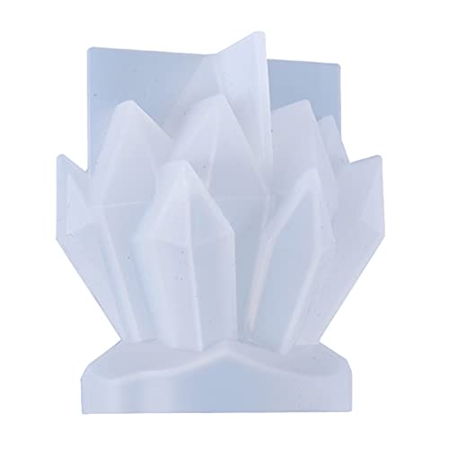 XIANZI Epoxidharz Resin Formen Silikonform Gießform Epoxy Resin Silicone Moulds, for Resin Art Crystal Cluster Stone Decor Harzform Unregelmäßige Erz Spar Ornament Silikonform von XIANZI