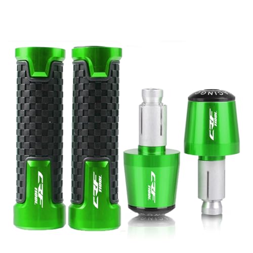 22mm Motorrad Handgriffe Lenker Lenkergriff Endstopfen Für HONDA CRF1100L AFRICA TWIN CRF 1100 L 2021 2020 2019 2018 2017(Green green black) von XIAOCE