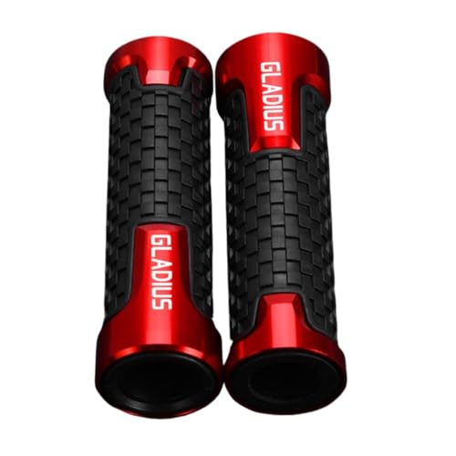 FÜR SUZUKI SFV 650 SFV650 GLADIUS 2016-2025 Motorrad Lenker Hand Grip Griff Bar End Kappe Stecker(ROT) von XIAOCE