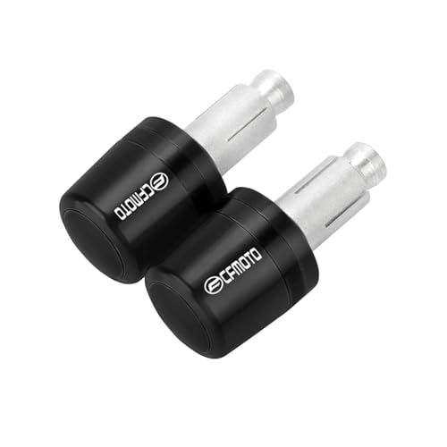 Für CFMOTO CF MOTO 250CL-X 700CL-X 700 CLX 800NK 800MT 400NK 650NK ABS Motorrad Lenker Griffe Griff Bar Grip Enden Kappe Stecker(Balck) von XIAOCE