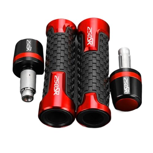 Für CFMOTO CF MOTO 250SR 250 SR 2024 2023 2022 2021 Motorrad Zubehör Lenker Griffe Griff Bar Grip Enden Stecker(Red red) von XIAOCE