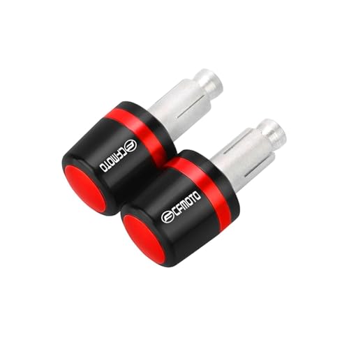 Für CFMOTO CF MOTO 650NK 650 NK 650-NK 2014-2024 2023 2022 2021 2020 Motorrad Lenker Griffe Hand Griff bar Grip Enden Stecker(ROT) von XIAOCE