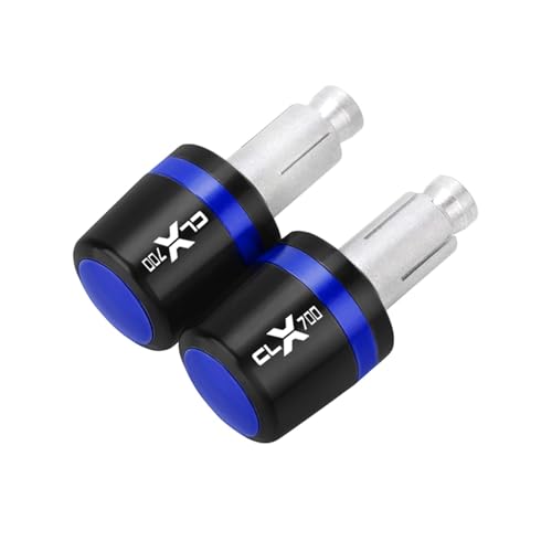Für CFMOTO CF MOTO CLX700 CL-X700 CLX 700 CL-X SPORT 2021 2022 2023 2024 Motorrad Lenker Griffe Griff Bar Grip end Kappe Stecker(BLAU) von XIAOCE