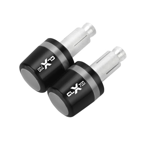 Für CFMOTO CF MOTO CLX700 CL-X700 CLX 700 CL-X SPORT 2021 2022 2023 2024 Motorrad Lenker Griffe Griff Bar Grip end Kappe Stecker(Grau) von XIAOCE