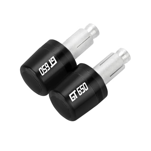 Für CFMOTO CF MOTO GT650 GT 650 2017-2025 Motorrad Lenker Griffe Hand Griff Bar Grip Enden Kappe Stecker(Balck) von XIAOCE
