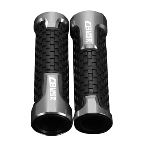 Für HONDA CB125R CB125 CB 125 R 125R 2011-2024 2023 2022 2020 2021 Motorrad Zubehör Lenker Griffe Griff Bar enden Stecker(Sliver) von XIAOCE