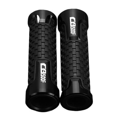 Für HONDA CB500F CB 500F CB500 F 2016-2025 Motorrad Lenker Griffe Griff Bar Ends Kappe Anti Vibration Silder Stecker(SCHWARZ) von XIAOCE