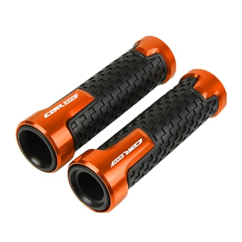 Für HONDA CBR1000FSC24 2020-2025 CBR 1000 F SC24 Motorrad 7/8 "22mm Zubehör Lenker Grip Griff Bar Motorrad hand Griffe(ORANGE) von XIAOCE