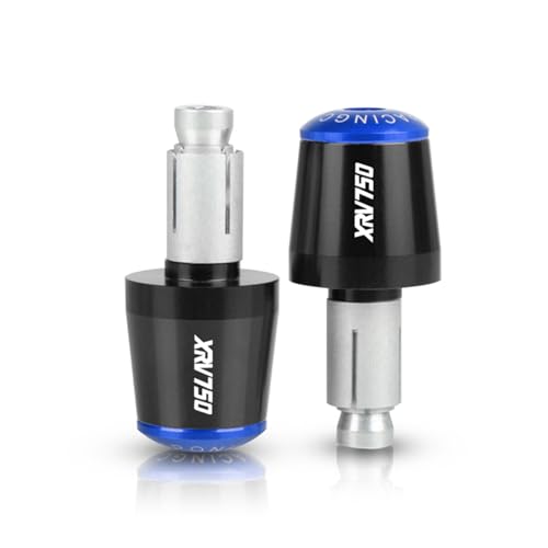 Für HONDA XRV750 LY AFRICA TWIN XRV 750 2009-2025 Motorrad 22mm Handgriffe Lenker Lenker Grip Enden Stecker(Black blue) von XIAOCE