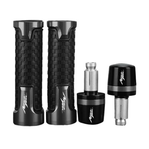Für HONDA XRV750 LY CRF1000L CRF1100L AFRICA TWIN Motorradzubehör Lenkergriffe Lenkerendkappe Antivibrationsstecker(Gray gray) von XIAOCE
