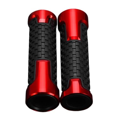 Für Honda Shadow VT 400 600 750 1100 VT400 VT600 Motorrad Accessoreis Lenker Griffe Griff Bar Grip Ende Stecker(ROT) von XIAOCE