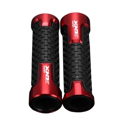 Für Honda XRE 300 XRE300 Motorrad Accessoreis Lenker Griffe Griff Bar Grip Enden Anti Vibration Silder Stecker(ROT) von XIAOCE