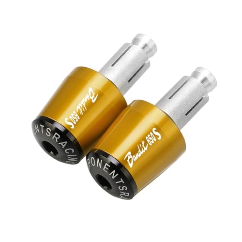 Für SUZUKI Bandit 650 S 650S BANDIT650S 2015-2025 Motorrad Zubehör Lenker Handgriffe Griff Bar End Kappe(Gray black) von XIAOCE