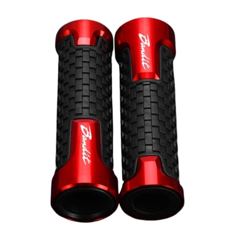 Für SUZUKI Bandit GSF1250 GSF BANDIT 1250 2017-2024 2023 2022 2021 7/8 "22MM Motorrad Lenker Griffe griff Bar End Kappe Stecker(ROT) von XIAOCE