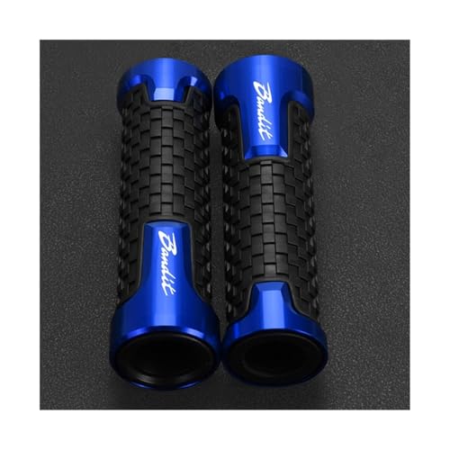 Für SUZUKI GSF 650 BANDIT GSF650S GSF650N Bandit 650 S/N 2005-2024 2023 2022 Motorrad Lenker Griffe Griff bar End Kappe Stecker(BLAU) von XIAOCE