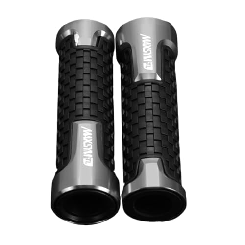 Für SYM MAXSYM TL MAXSYMTL 500 508 Maxsym TL500 TL508 2020-2025 2023 2024 Motorrad Lenker Griffe Hand Griff Grip Enden stecker(Sliver) von XIAOCE