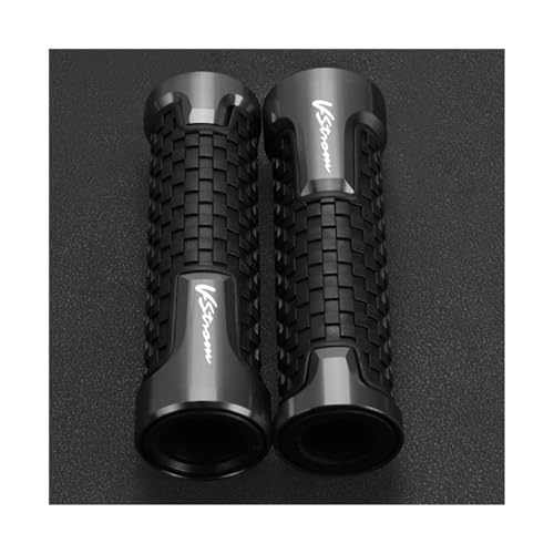 Für Suzuki DL1000 V-STROM 1000 1000xt 2002-2025 7/8 "22MM Motorrad Lenker Griffe Griff Bar Ends Kappe Stecker(Grau) von XIAOCE