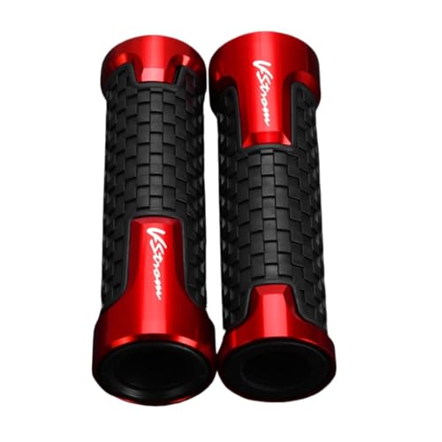 Für Suzuki DL250 DL650 DL1000 V-STROM VSTROM DL 250 650 1000 Motorrad 7/8 "22mm Lenker Griffe Ende Griff Bar Kappe ende Stecker(ROT) von XIAOCE