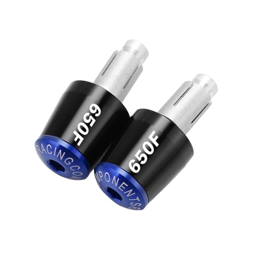 Für Suzuki GSX 650F GSXF 650 F GSX650F 2008-2025 Motorrad Lenker Griffe Stecker Ende Griff Bar Kappe Stecker(Black blue) von XIAOCE